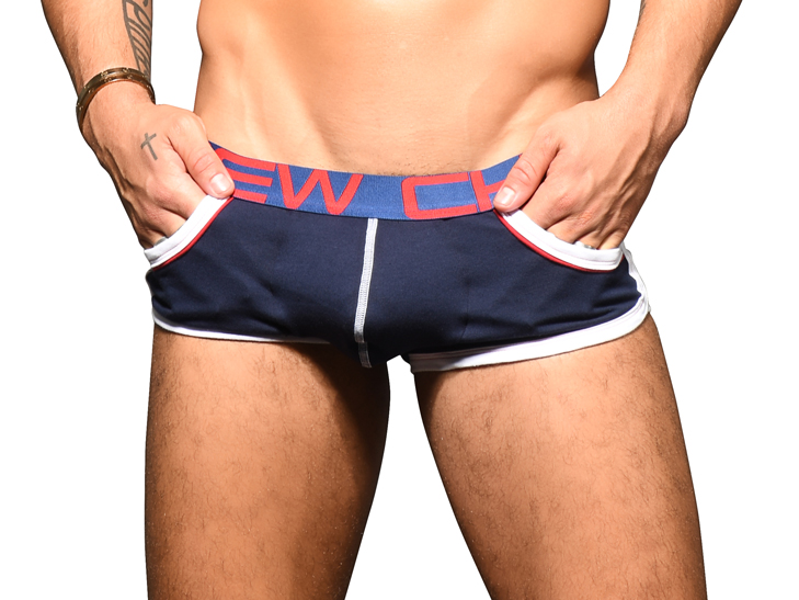 Retro Pop Pocket boxerky ANDREW CHRISTIAN s Pushup kapsou Show-It 91845 Navy23